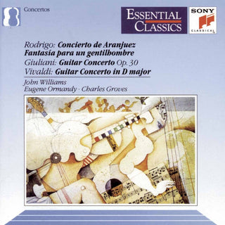 the album cover for Rodrigo / Vivaldi / John Williams - Guitar Concerti