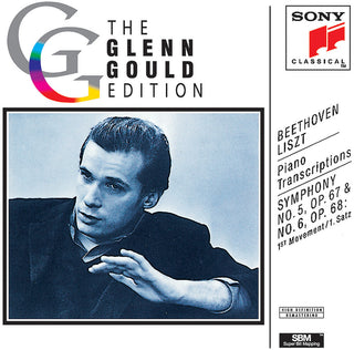 the album cover for Glenn Gould - Symphonies 5 & 6 Transcibed For Piano