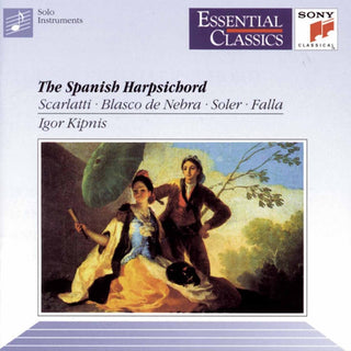 the album cover for IGOR KIPNIS - The Spanish Harpsichord - Igor Kipnis