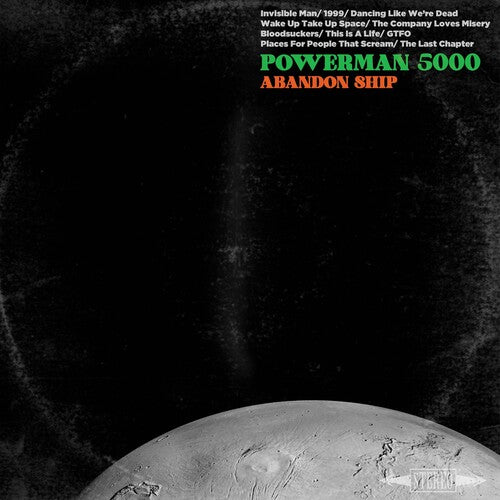 Powerman 5000- Abandon Ship - Green Marble (PREORDER)