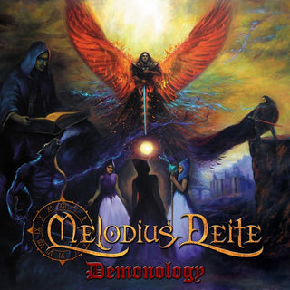 the album cover for Melodius Deite - Demonology