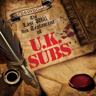 the album cover for Uk Subs - Last Will & Testament Of Uk Subs (W/Dvd)