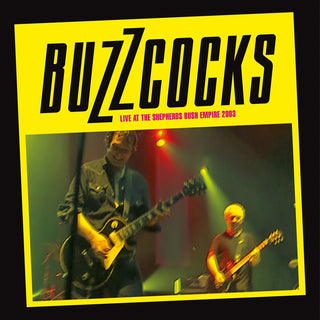 the album cover for Buzzcocks - Live At The Shepherds Bush Empire