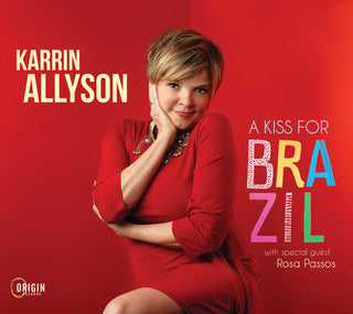 the album cover for Karrin Allyson - Kiss For Brazil