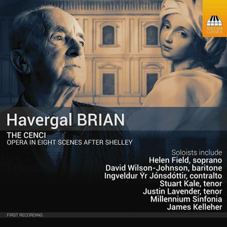 the album cover for Brian / Shelley / Field / Millennium Sinfonia - Cenci