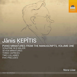 the album cover for Kepitis / Luse - V1: Piano Miniatures