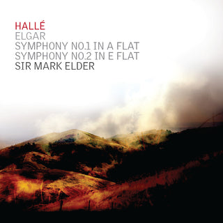 the album cover for Elgar / Halle - Symphonies Nos. 1 & 2