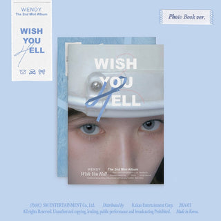 the album cover for Wendy - Wish You Hell - Photo Book Version (Post) (Pcrd)