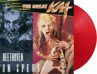 the album cover for Great Kat - Beethoven On Speed [Colored Vinyl] [Limited Edition] [180 Gram] (Red) (Hol)