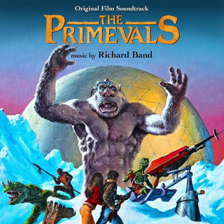 the album cover for Richard Band  (Uk) - Primevals - O.S.T. (Uk)