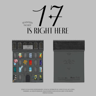 the album cover for SEVENTEEN - Seventeen Best Album '17 Is Right Here' (Hear Ver)