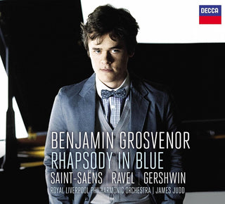 the album cover for Benjamin Grosvenor - Rhapsody In Blue