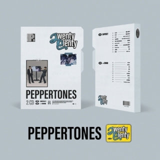 the album cover for Peppertones - Twenty Plenty - Peppertons 20th Anniversary Album