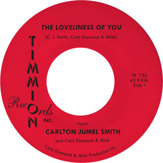 the album cover for Carlton Smith  Jumel / Cold Diamond & Mink - Loveliness Of You [Colored Vinyl] (Pnk)