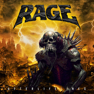 the album cover for Rage - Afterlifelines