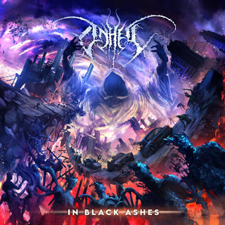 the album cover for Onheil - In Black Ashes [Digipak]