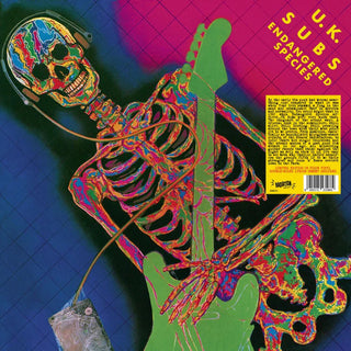 the album cover for Uk Subs - Endangered Species [Colored Vinyl] (Pnk) (Uk)