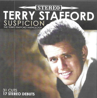 the album cover for Terry Stafford - Suspicion: Terry Stafford Anthology