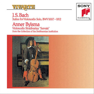 the album cover for Anner Bylsma - Bach:  Suites For Violoncello Solo