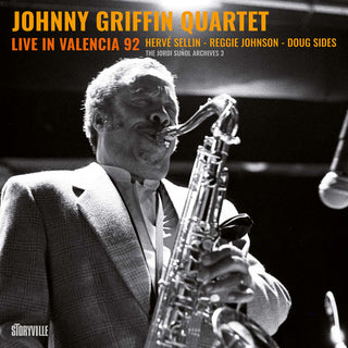 the album cover for Johnny Griffin - Live In Valencia 92