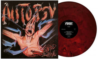 Autopsy- Severed Survival: 35th Anniversary - Red Sleeve, 140gm Red & Black Marble Vinyl (PREORDER)