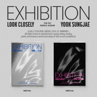 the album cover for Yook Sung Jae - Exhibition: Look Closely - Random Cover (Stic)