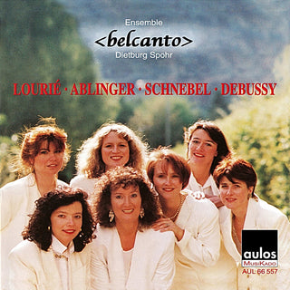 the album cover for Ablinger / Belcanto - Lourie - Ablinger - Schnebel - Debussy