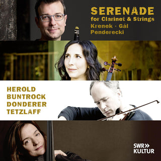 the album cover for Gal / Herold - Serenade For Clarinet & Strings