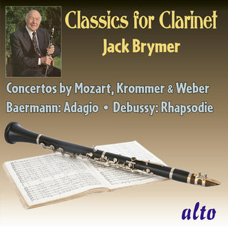 the album cover for Jack Brymer - Classics For Clarinet