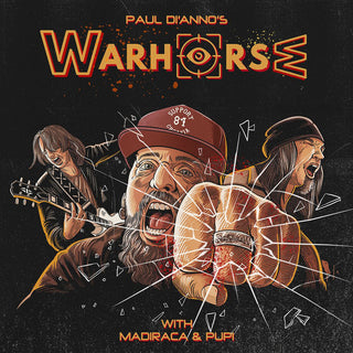 the album cover for Paul Di'anno's  Warhorse - Paul Di'anno's Warhorse