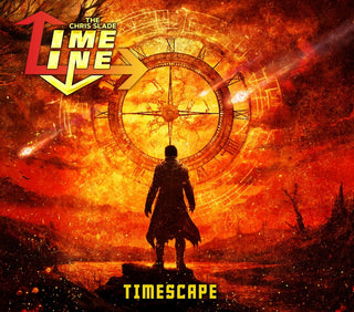 the album cover for Chris Slade  Timeline - Timescape