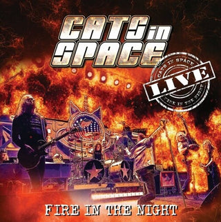 Cats in Space- Fire In The Night: Live - Red Vinyl