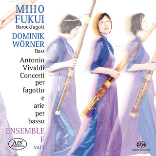 the album cover for Vivaldi / Worner / Fukui - Concerti Per Fagotto, Vol. 3 (Hybr)