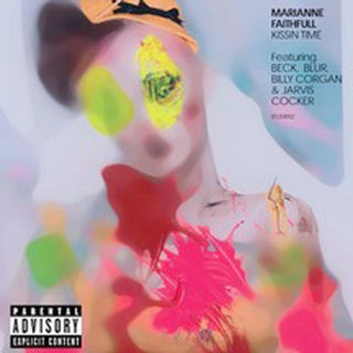 the album cover for Marianne Faithfull - Kissin' Time