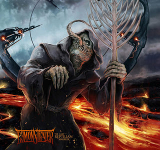 the album cover for Demonstealer - Last Reptilian Warrior