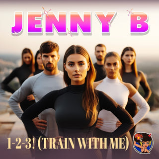 the album cover for Jenny B - 1-2-3! (Train With Me) (Mod)