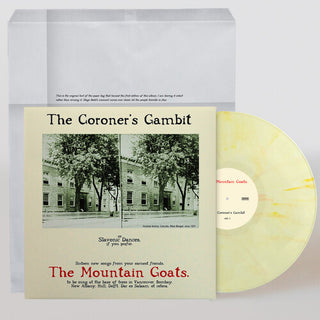The Mountain Goats- Coroner's Gambit (Kandy Korn Hybrid Yellow Vinyl)