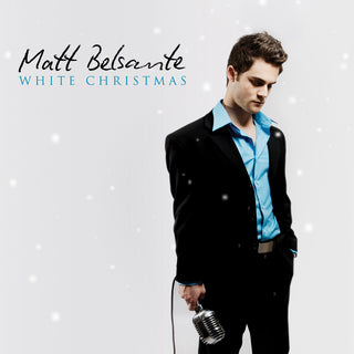 the album cover for Matt Belsante - White Christmas