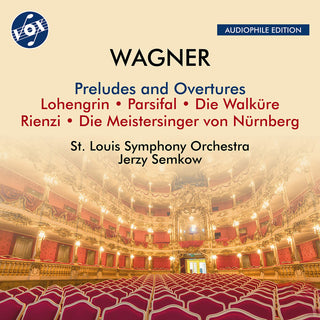 the album cover for Wagner / Semkow / St. Louis Symphony Orch - Preludes & Overtures - Lohengrin Parsifal Die