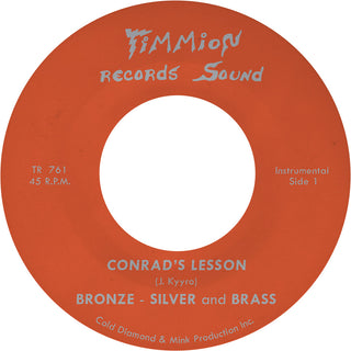 the album cover for Bronze Silver & Brass - Conrad's Lesson