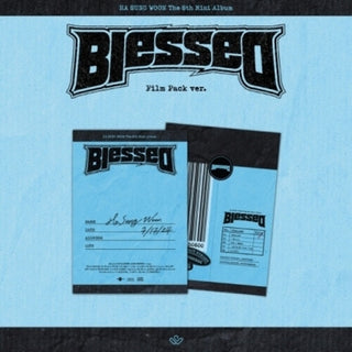 the album cover for HA SUNG WOON - Blessed - Film Pack Version (Post) (Stic) (Phot)