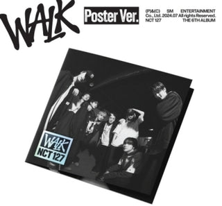 the album cover for NCT 127 - Walk - Poster Version [With Booklet] (Phot) (Asia)