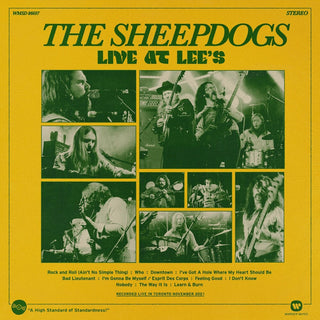 the album cover for Sheepdogs - Live At Lees [Colored Vinyl] (Grn) (Can)