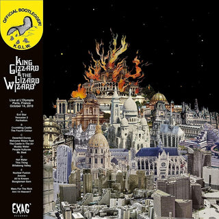 the album cover for King Gizzard & The Lizard Wizard - Live In Paris [LP Box Set]