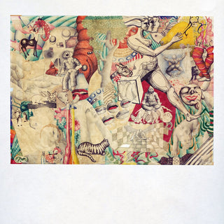 the album cover for Teen Suicide - Honeybee Table At The Butterfly Feast [Colored Vinyl]