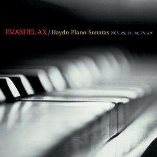 the album cover for Emanuel Ax - Haydn Piano Sonatas