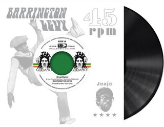 the album cover for Barrington Levy - Crucifixion - Barrington Levy / River Jordan - Ran