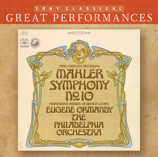 the album cover for Eugene Ormandy - Symphony 10: Great Performances