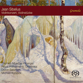 the album cover for Sibelius / Irnberger / Royal Philharmonic Orchesta - Violin Concerto Pieces For Violin & Piano (Hybr)