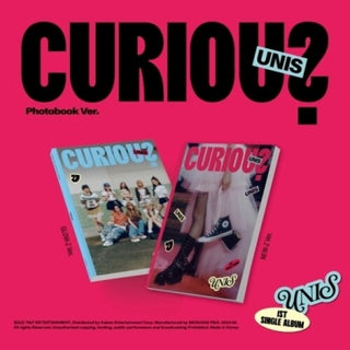 Unis- Curious - Photobook Version - incl. 84pg Photobook, Envelope, Sticker Set, Photocard, Special Photocard + Folded Poster